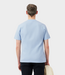 Lacoste Blue Chambray Cotton Linen T-shirt