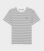 Lacoste Striped tee blackbird flour