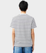 Lacoste Striped tee blackbird flour