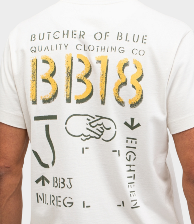 Butcher of Blue Army Elphin Loose Tee Titan White