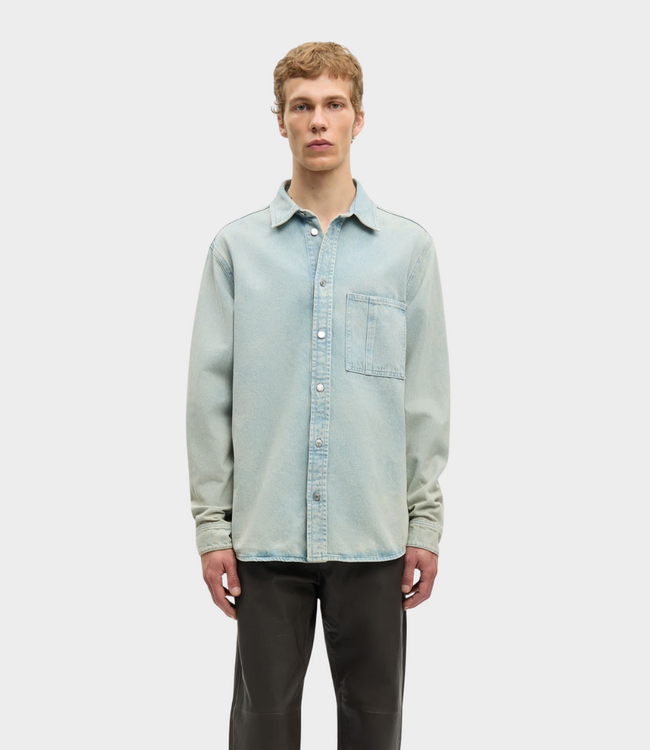 Samsoe Samsoe Sadamon work shirt  pale cloud