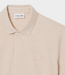 Lacoste Beige Piqué Polo Moon Chine