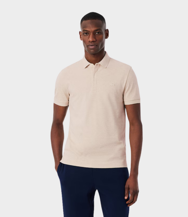 Lacoste Beige Piqué Polo Moon Chine