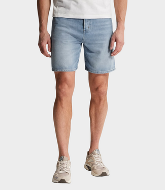 Cast Iron Steeper short ligt bleach blue