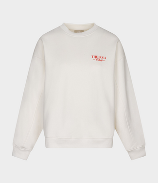 The Lola Club Ruby sweat crispy white