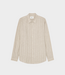 NN.07 Enzo Shirt Oat Stripe