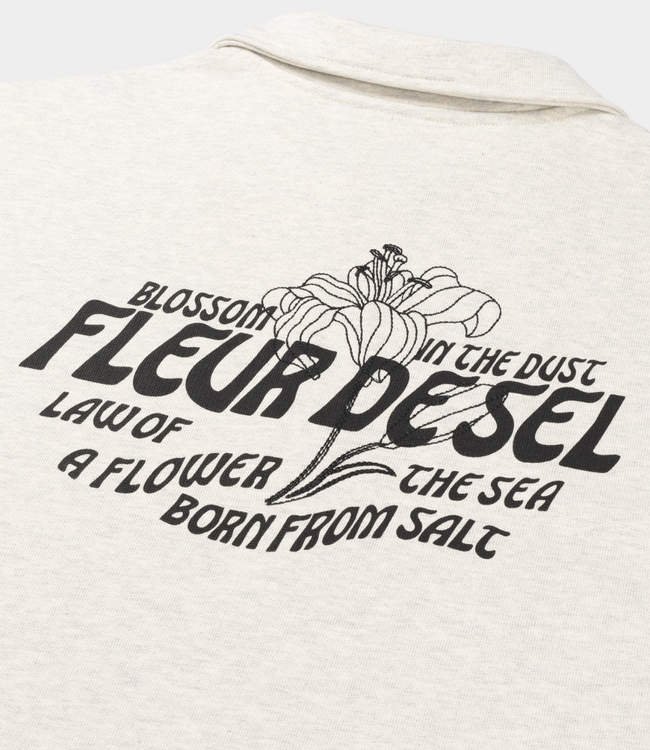 Law of the Sea Soren sweat polo coconut milk mel