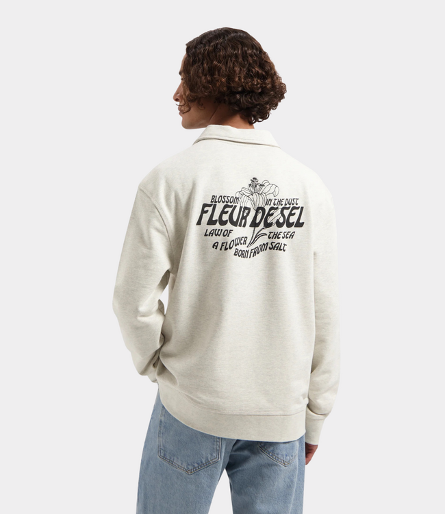 Law of the Sea Soren sweat polo coconut milk mel