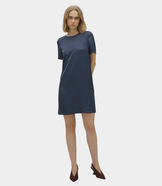MbyM Nivara long-m quill dress bering blue