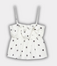 Catwalk Junkie Dotted spaghetti top off white