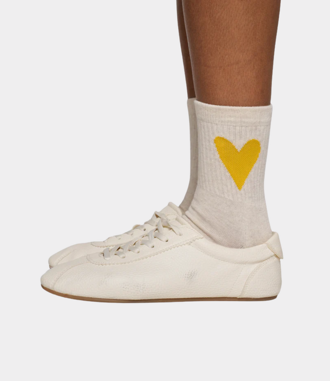 10Days Socks heart soft white melee