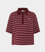 Gestuz Gzpilova polo tee cabernet striped