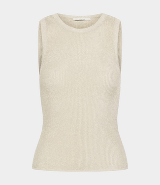 Gestuz Silvigz top champagne silver