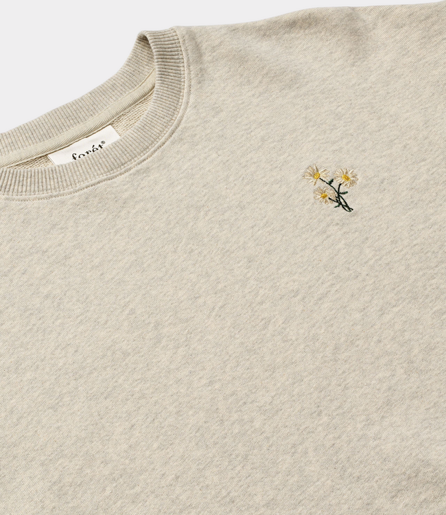 Foret Bellis sweatshirt snow melange