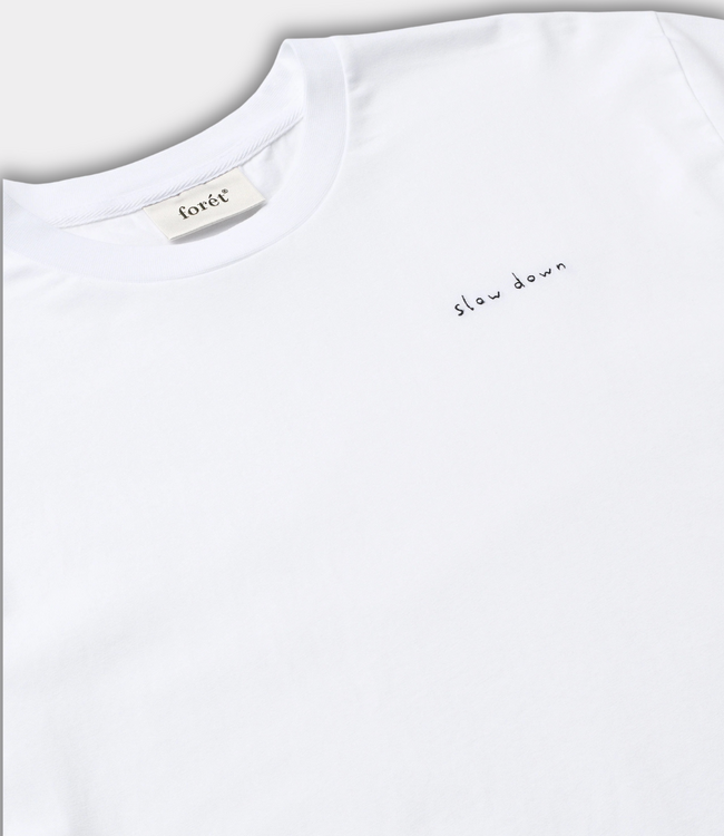 Foret Slow down t-shirt white