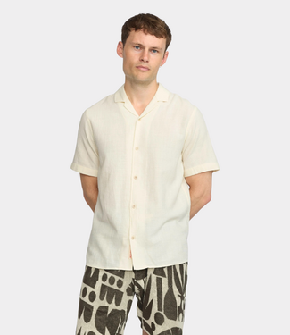 Revolution Short-sleeved Cuban Shirt Offwhite