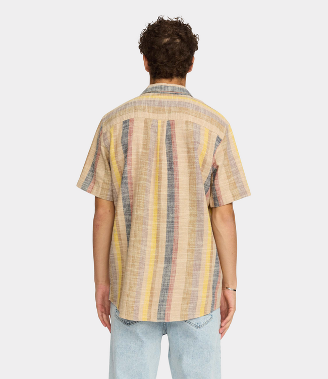Revolution Short-sleeved Cuban Shirt Brown