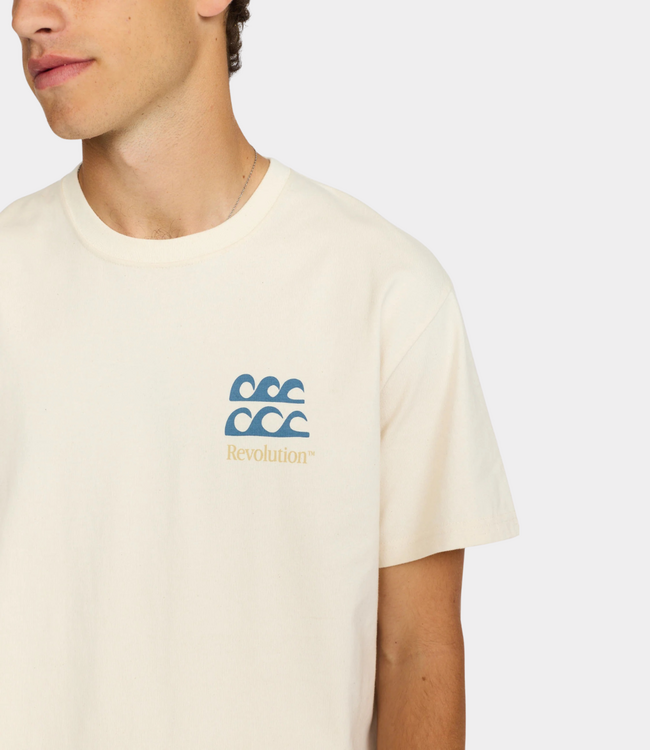 Revolution Printed T-shirt Offwhite