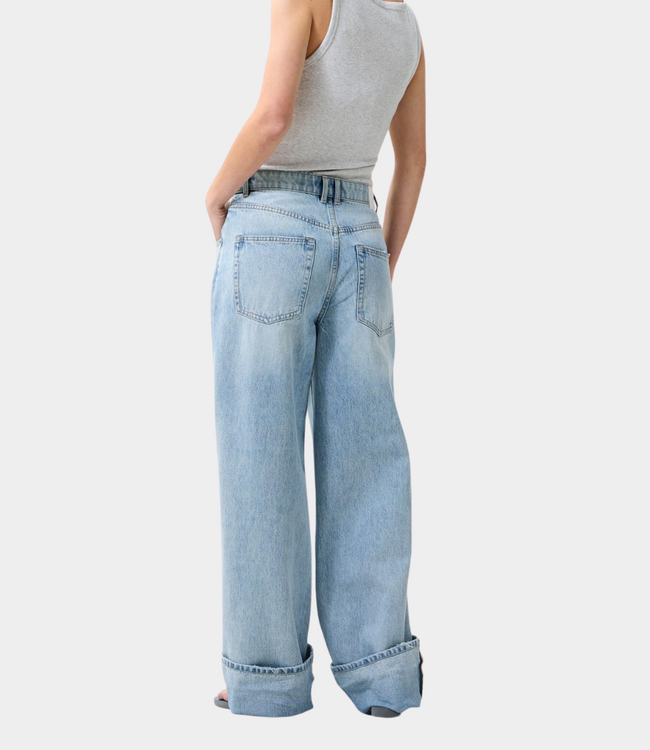 Catwalk Junkie Super loose fit jeans damaged blue