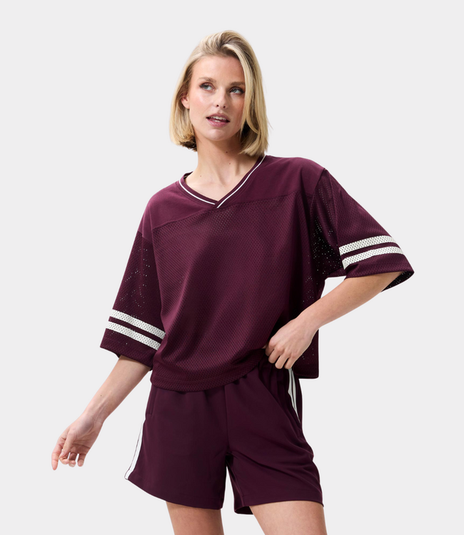 Catwalk Junkie Football jersey tee winetasting