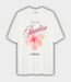 Catwalk Junkie Oversized graphic tshirt off white pink