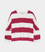 Catwalk Junkie Oversized bold striped tshirt cranberry juice
