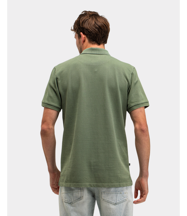 Butcher of Blue Army Pique Polo Jade Green