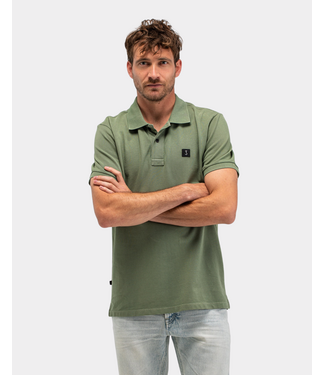 Butcher of Blue Army Pique Polo Jade Green