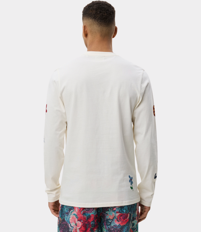 Les Deux café ls t-shirt light ivory