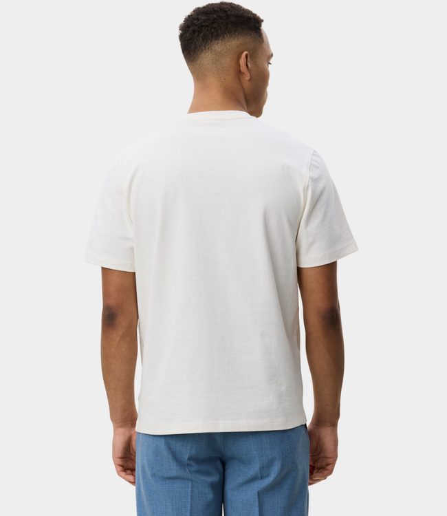 Les Deux lemons t-shirt eggnog white