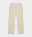 Les Deux pleated twill suit pants light sand