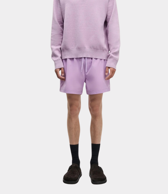 Samsoe Samsoe Moses zwemshort regal orchid – sneldrogende heren zwembroek met comfortabele pasvorm