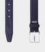 Profuomo Navy suede belt – men’s leather belt with timeless design