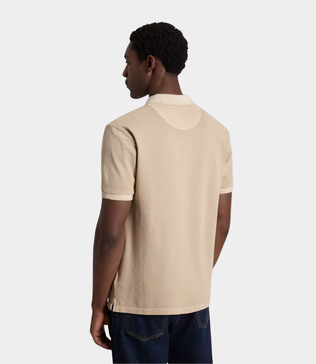 Woolrich Mackinack polo faded travertine – heren polo van katoen met comfortabele pasvorm