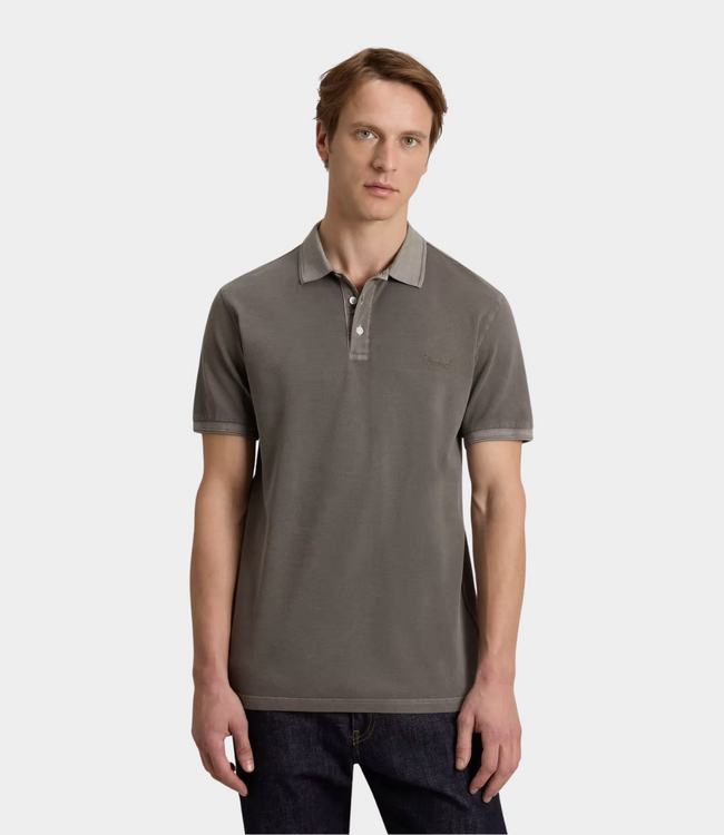 Woolrich Mackinack polo faded smokey olive – heren polo van katoen met comfortabele pasvorm