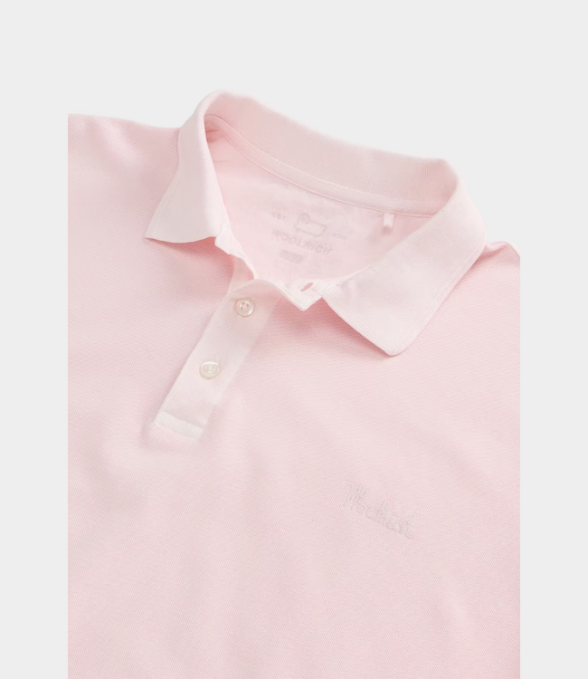 Woolrich Mackinack polo faded pale lilac – men’s cotton polo with comfortable fit