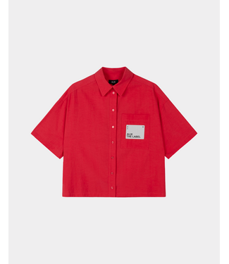 Alix the Label Short sleeve blouse light red