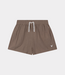Alix the Label Crinkle short taupe – lightweight women’s shorts with a comfortable fit and modern crinkle texture