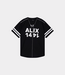 Alix the Label Baseball shirt dress black