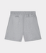 Olaf Seersucker short heather grey – luchtige heren short met structuur en comfortabele pasvorm