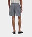 Olaf Seersucker short heather grey – luchtige heren short met structuur en comfortabele pasvorm