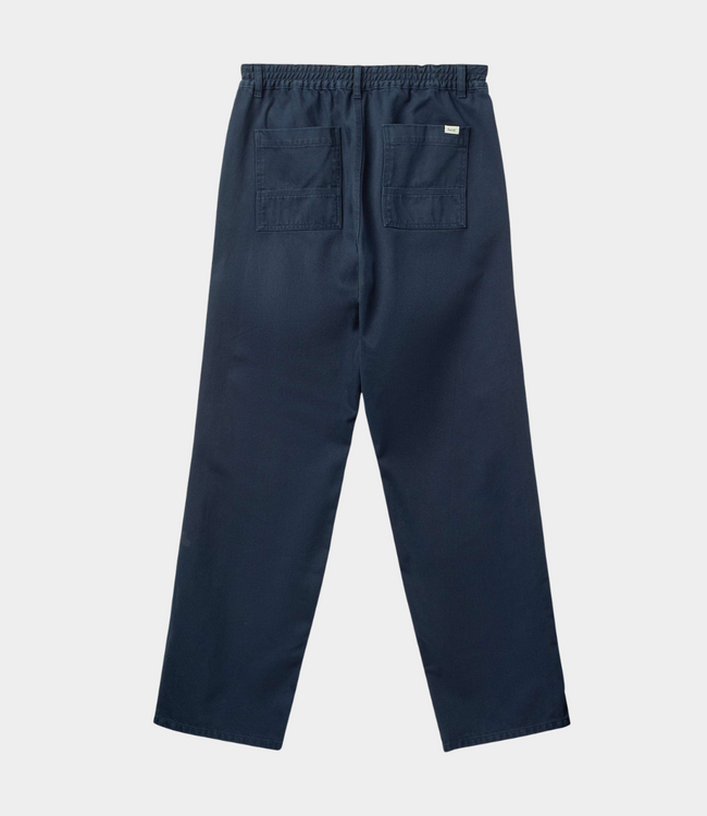 Foret Clay Twill Pant Navy – Regular Fit Twill Trousers by Forét