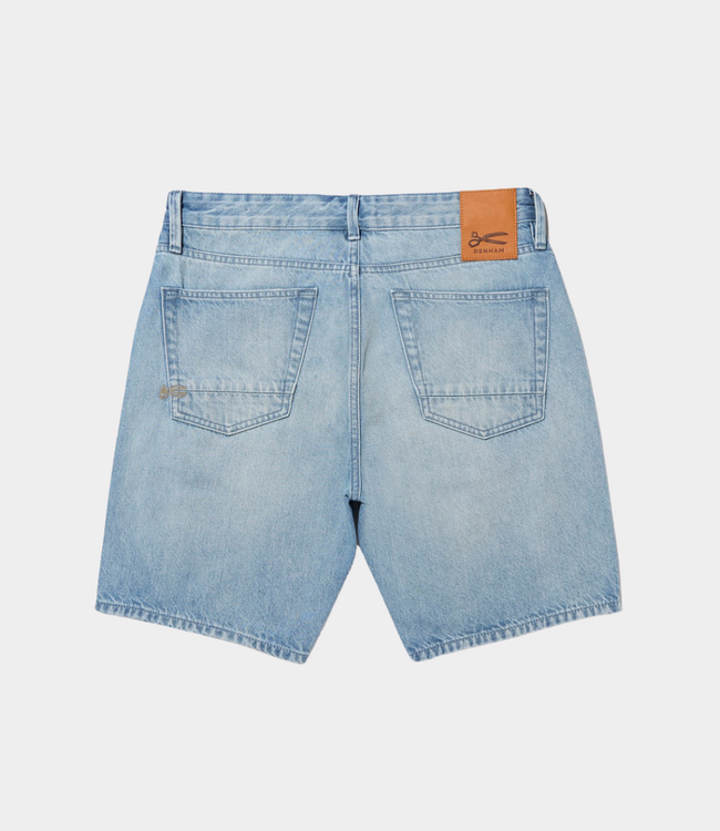 Denham Ridge short r 037 mid blue – moderne heren denim short met comfortabele pasvorm en casual zomerse uitstraling