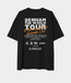 Denham Ruben graphic tee lwj black – comfortabel heren T-shirt met graphic design en moderne streetwear uitstraling