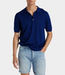 Denham knitted polo xfm navy blazer