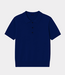 Denham knitted polo xfm navy blazer