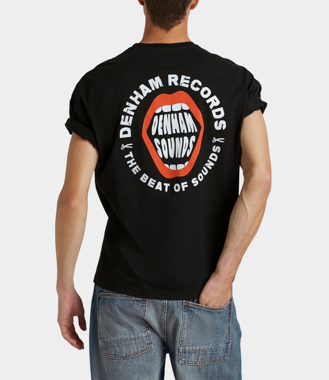 Denham Mason graphic tee lwj black – comfortable men’s T-shirt with graphic design and a modern streetwear look