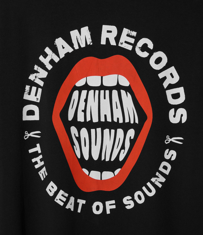 Denham Mason graphic tee lwj black – comfortable men’s T-shirt with graphic design and a modern streetwear look