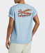 Denham Flowy graphic tee lwj blue fog – comfortable men’s T-shirt with graphic design and a modern streetwear look