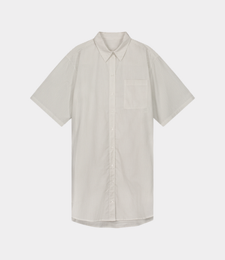 Olaf stripe shirts dress offwhite/treehouse